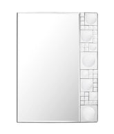 Bubbles Geometric Beveled Accent Mirror
